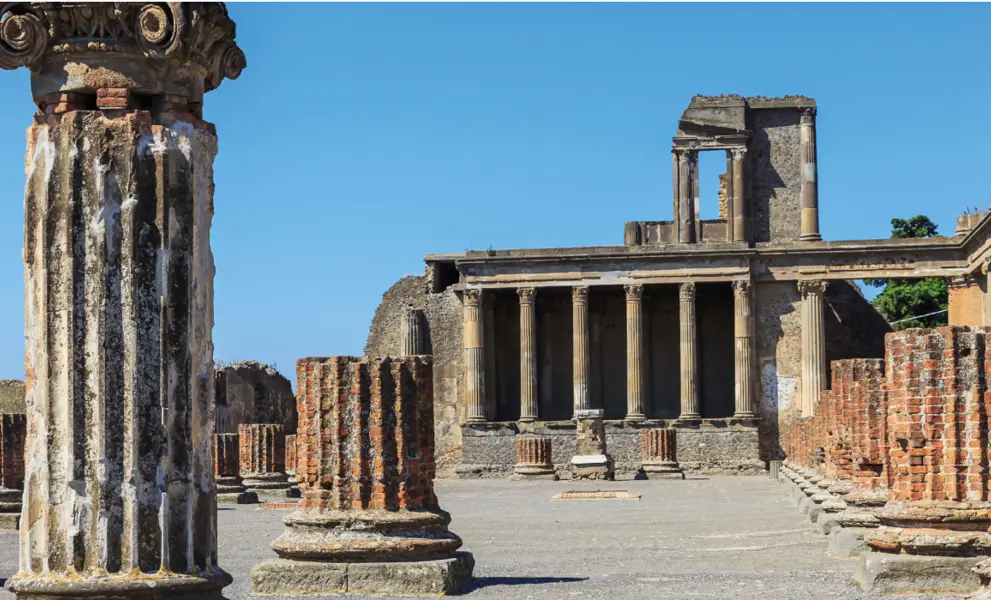 The Forum at the ancient Roman city of Pompeii