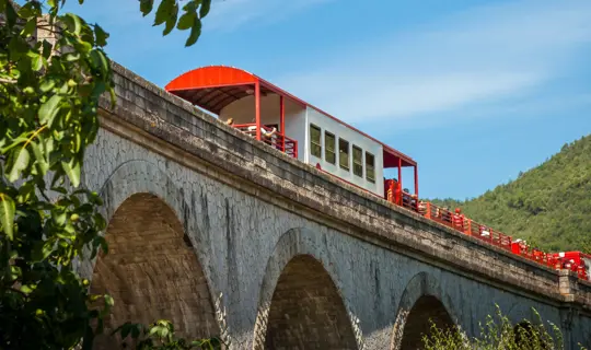 Trains in the pyrenees