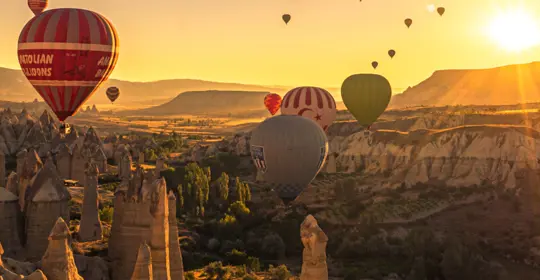 Hot air balloons, Cappadocia, Turkey