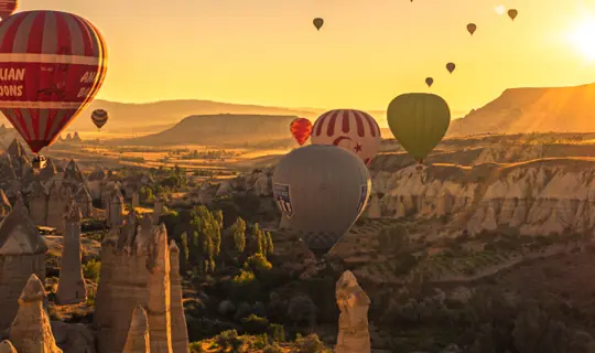 Hot air balloons, Cappadocia, Turkey