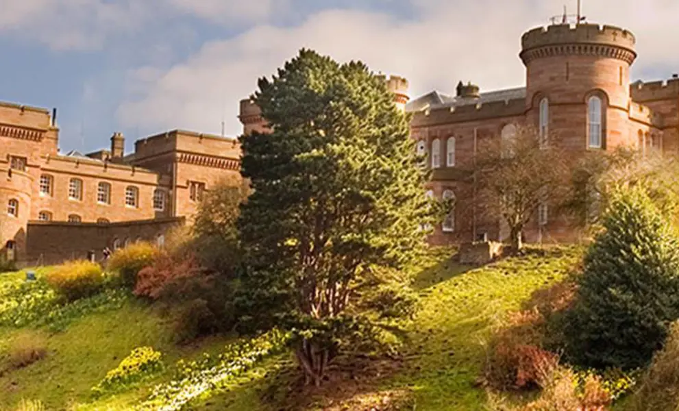 Small castle building, England, UK