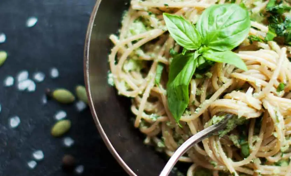 Lemon And Basil Pasta 