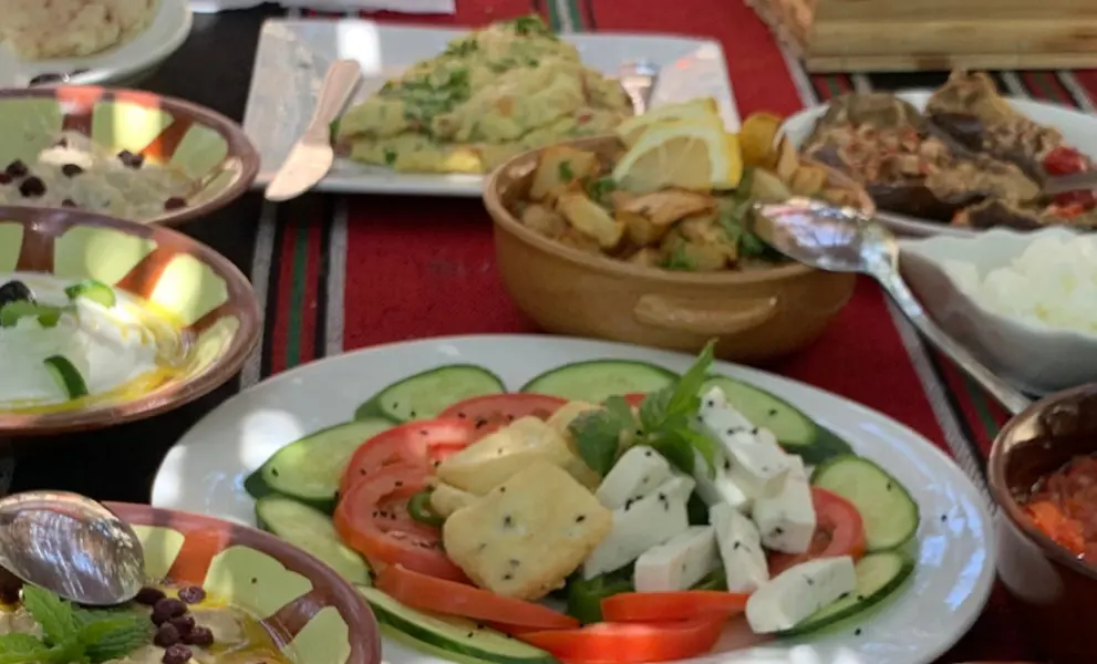Customer photo at restaurants on tour
