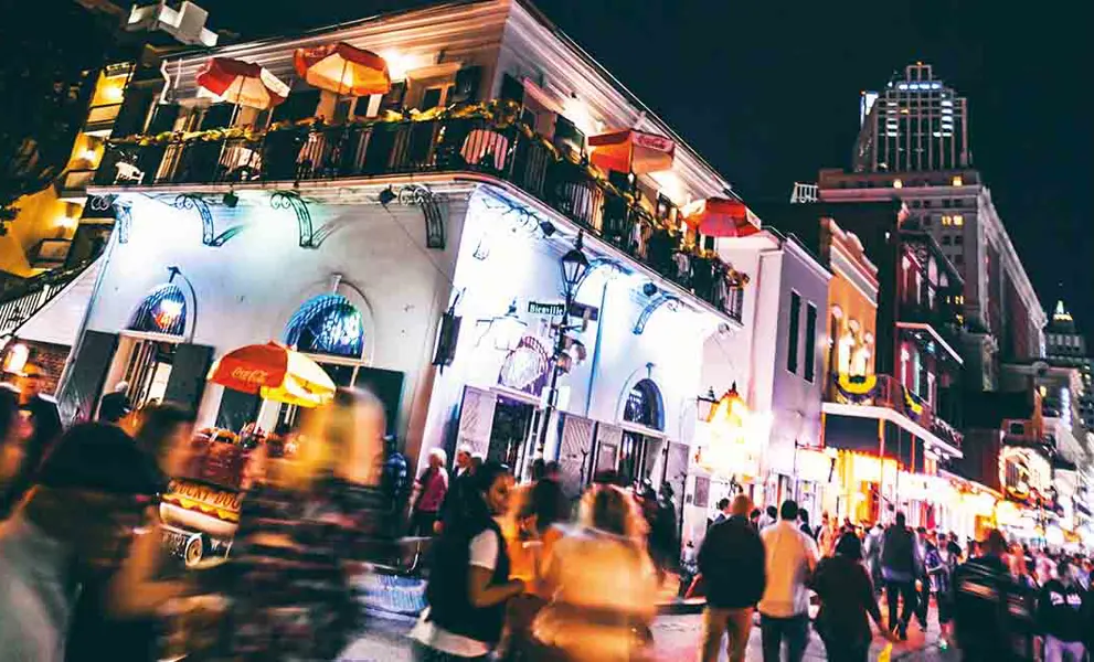 New Orleans at Night, USA