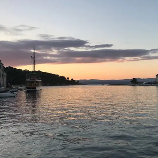 A Postcard From Croatia Solta Sunset